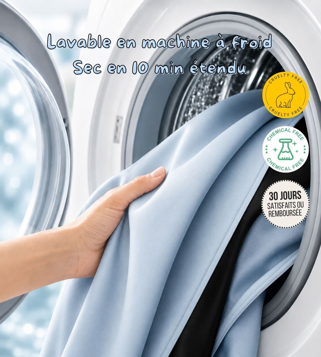 Un rideau thermique phonique à oeillet