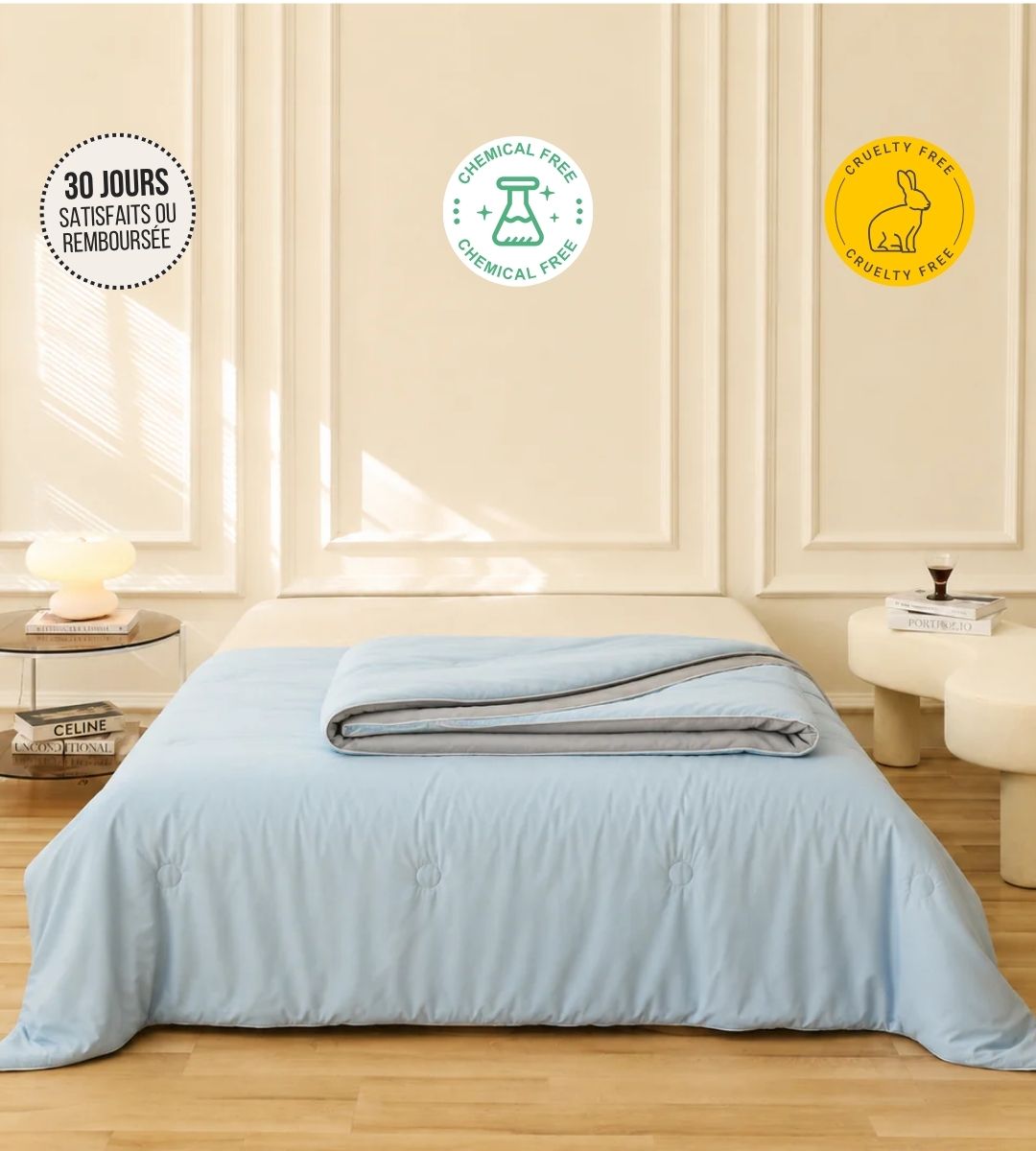 Couverture reversible Ice-Silk rafraîchissante
